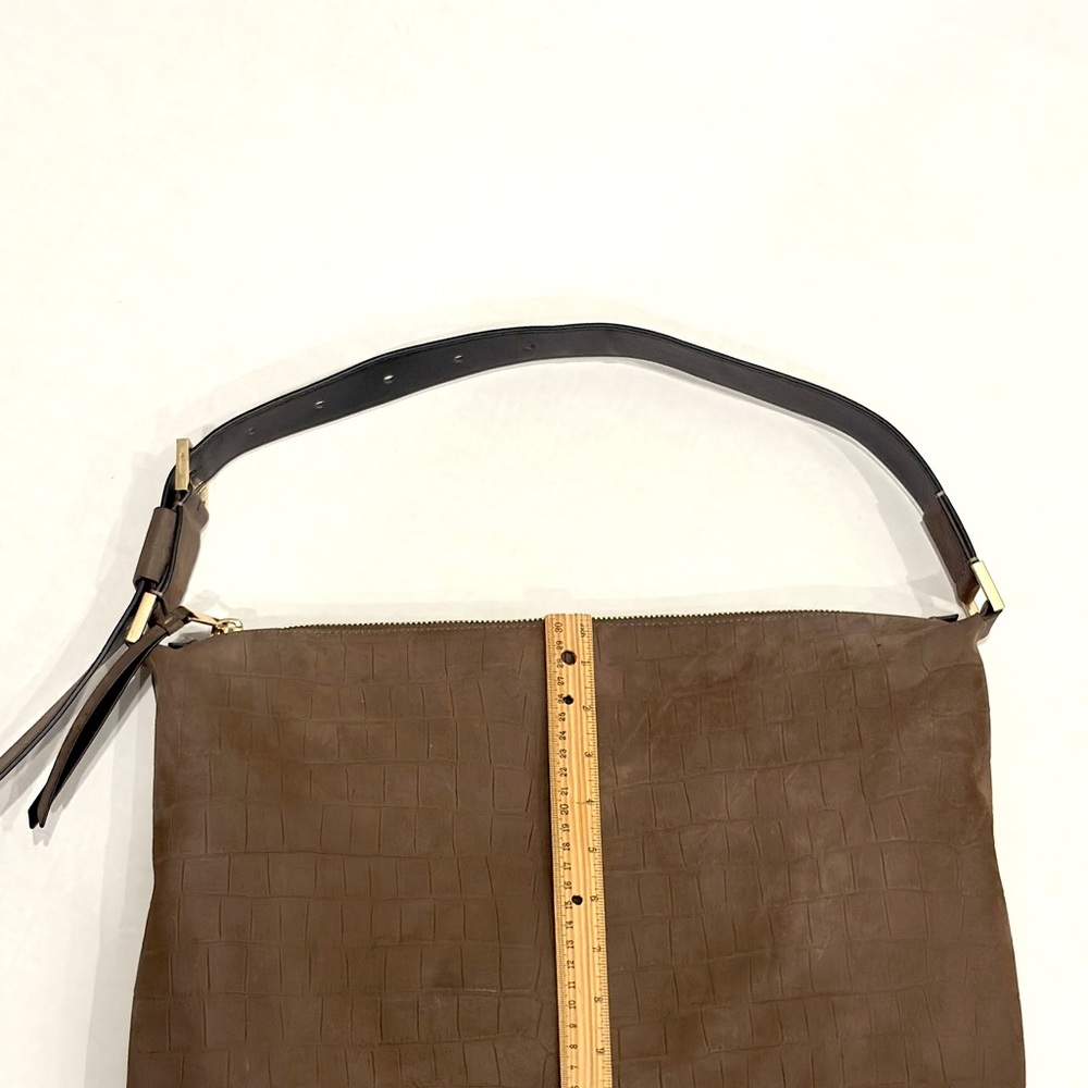 ALL SAINTS Edburry Shoulder Bag Cow Leather Mocha Color - Picture 6 of 10